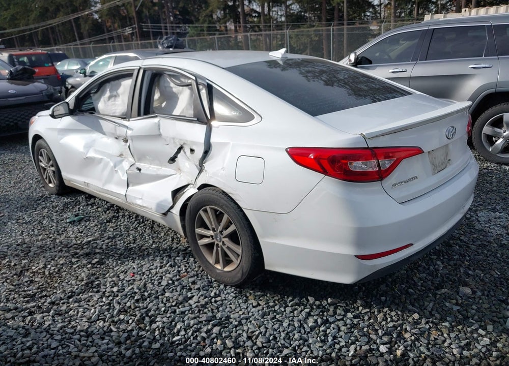 2015 HYUNDAI SONATA SE VIN: 5NPE24AF9FH065953