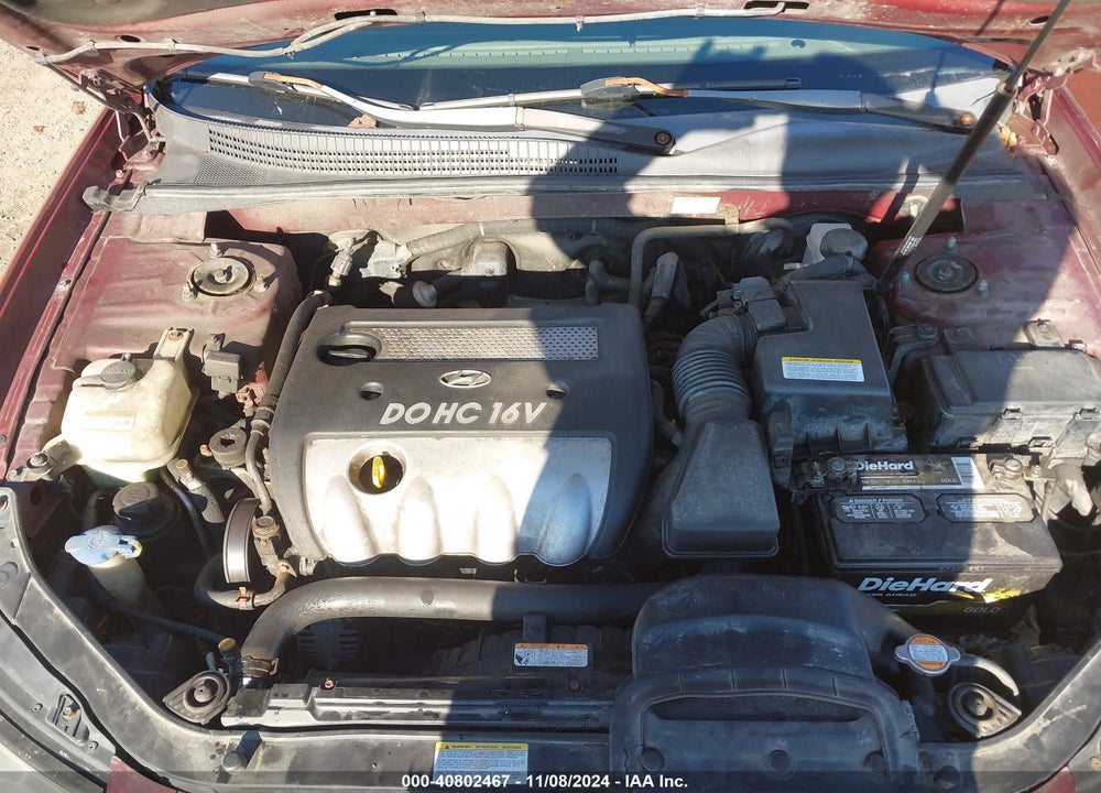 2008 HYUNDAI SONATA GLS VIN: 5NPET46C88H323393