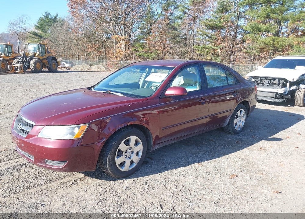2008 HYUNDAI SONATA GLS VIN: 5NPET46C88H323393