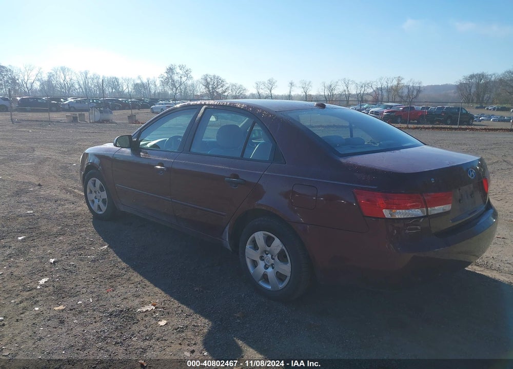 2008 HYUNDAI SONATA GLS VIN: 5NPET46C88H323393