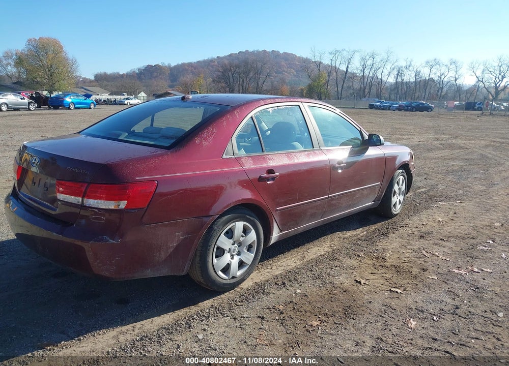 2008 HYUNDAI SONATA GLS VIN: 5NPET46C88H323393