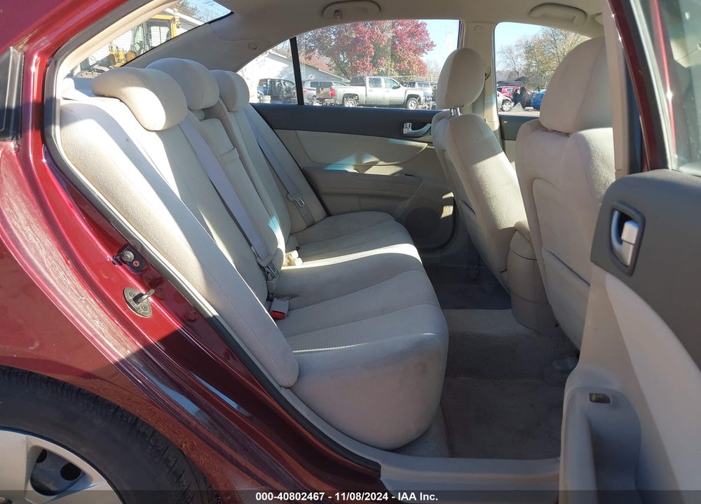 2008 HYUNDAI SONATA GLS VIN: 5NPET46C88H323393