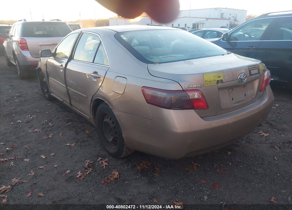 2008 TOYOTA CAMRY LE VIN: 4T1BE46K78U261510