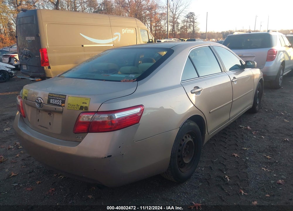 2008 TOYOTA CAMRY LE VIN: 4T1BE46K78U261510