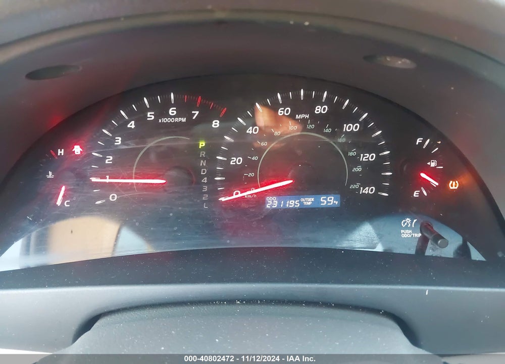 2008 TOYOTA CAMRY LE VIN: 4T1BE46K78U261510