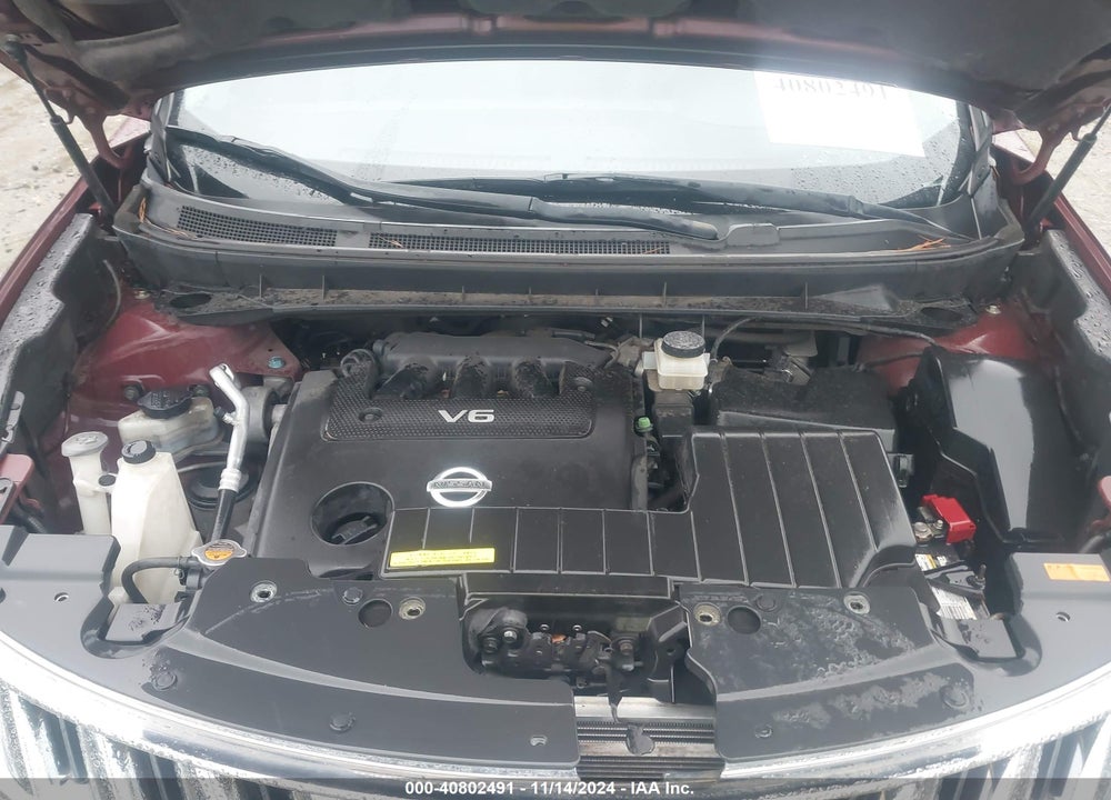 2009 NISSAN MURANO SL VIN: JN8AZ18W49W149891