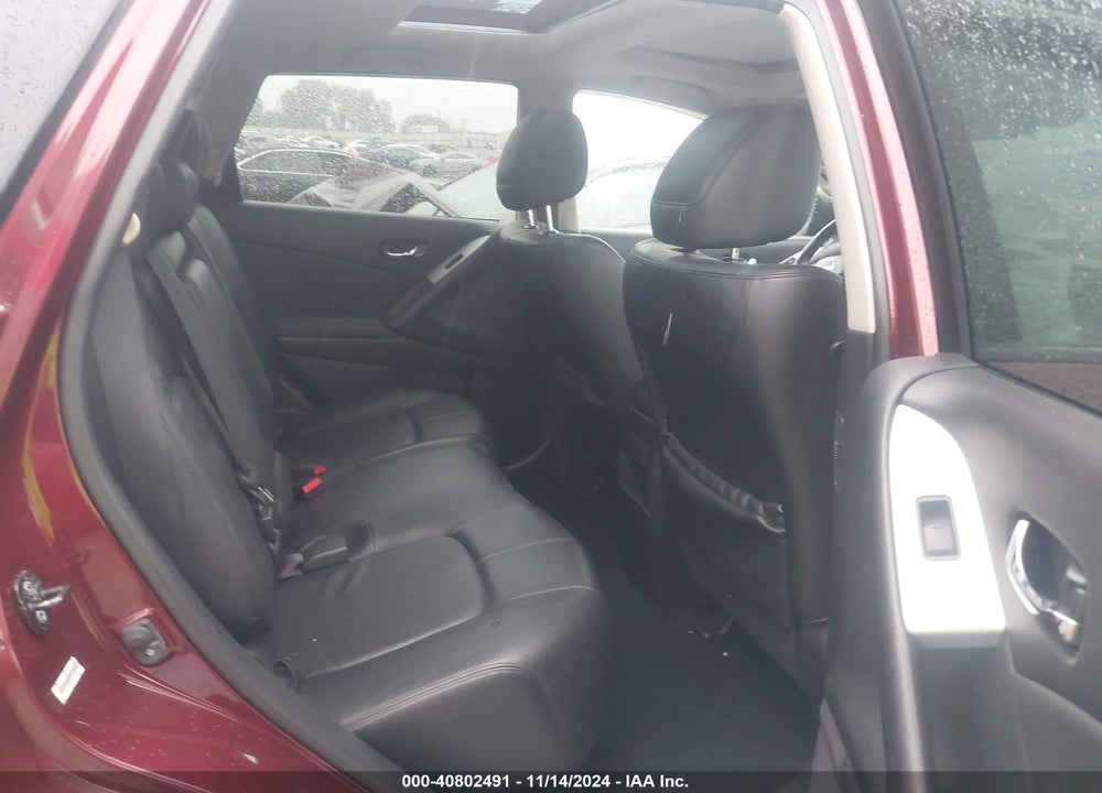 2009 NISSAN MURANO SL VIN: JN8AZ18W49W149891