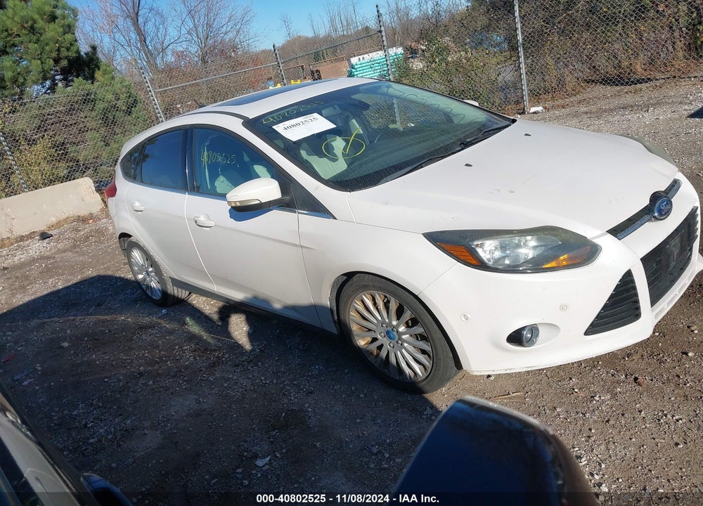 2012 FORD FOCUS TITANIUM VIN: 1FAHP3N29CL340329