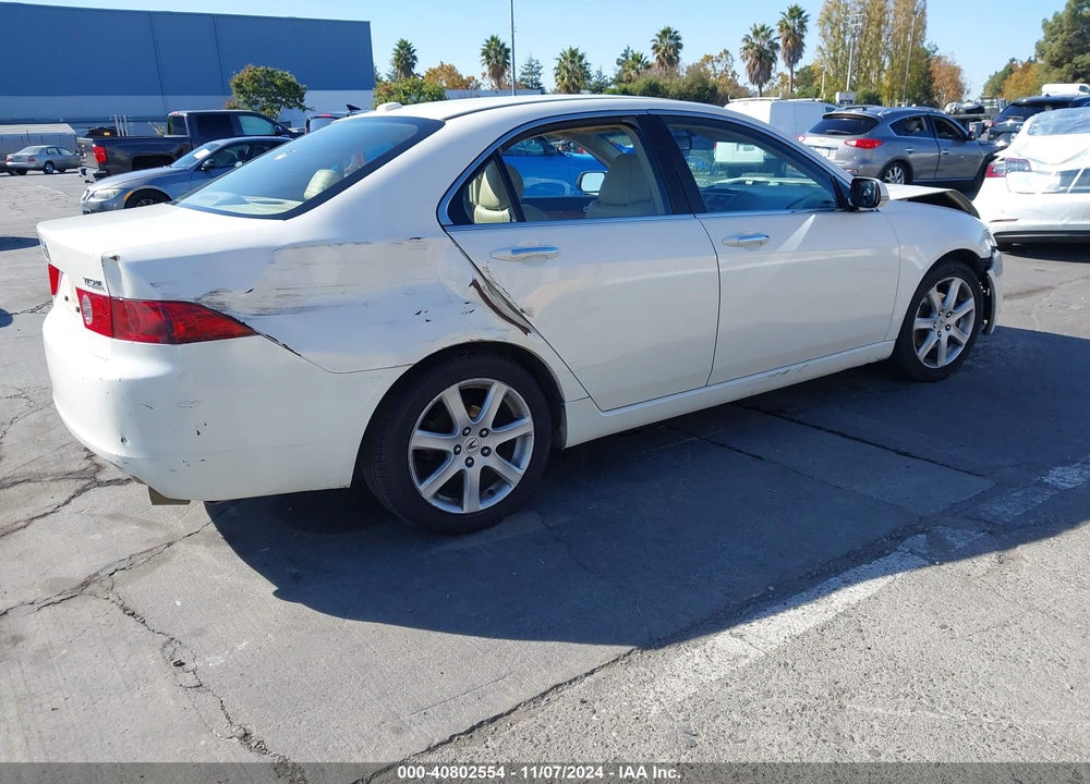 2005 ACURA TSX VIN: JH4CL96895C002601