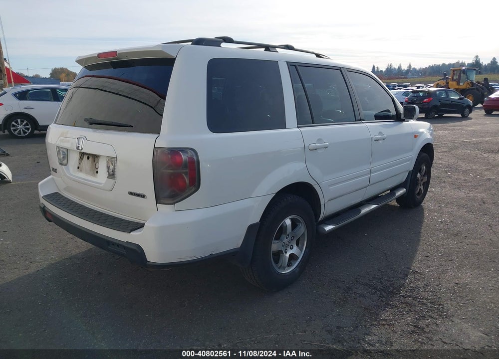 2008 HONDA PILOT EX-L VIN: 5FNYF18588B050004