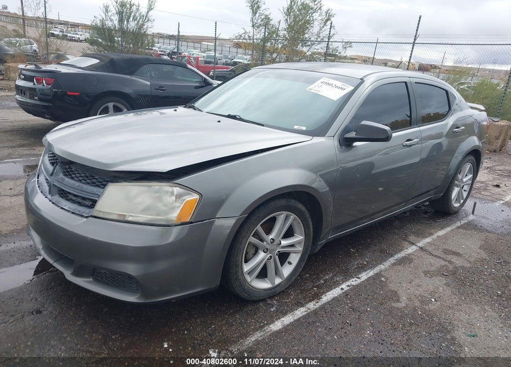 2012 DODGE AVENGER SE V6 VIN: 1C3CDZAG1CN280704