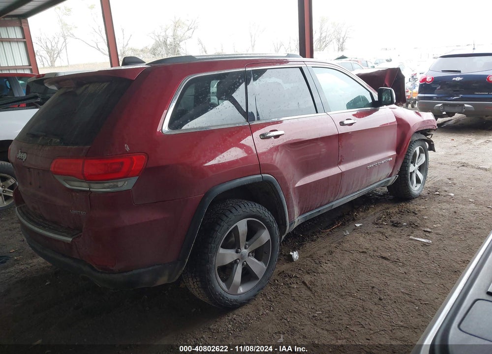 2014 JEEP GRAND CHEROKEE LIMITED VIN: 1C4RJFBG5EC112851