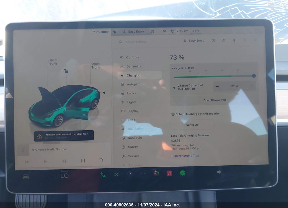 2023 TESLA MODEL 3 REAR-WHEEL DRIVE VIN: 5YJ3E1EA0PF454573