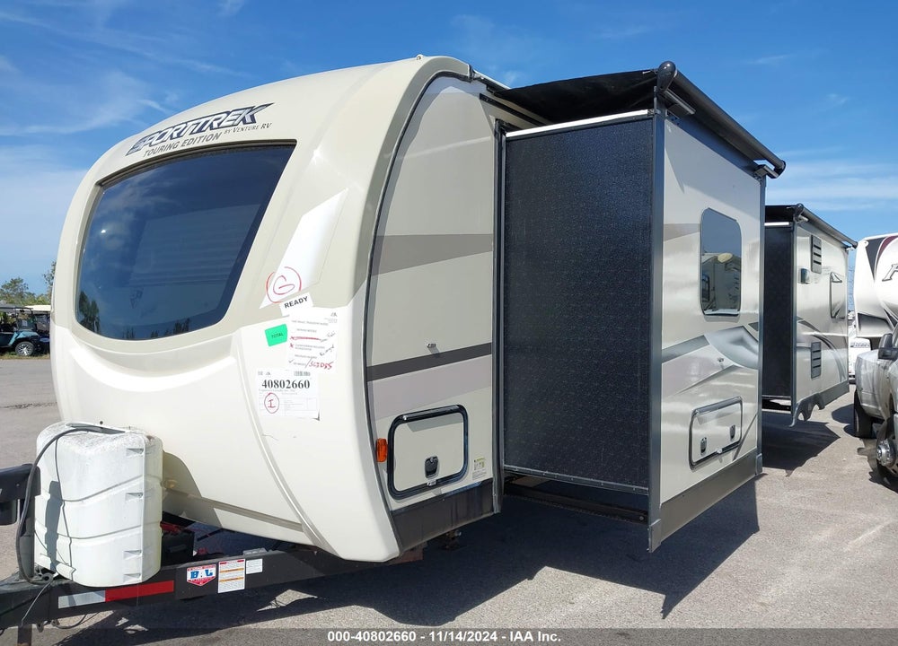 2019 VENTURE TRAVEL TRAILER VIN: 4EZT1342XK8121144