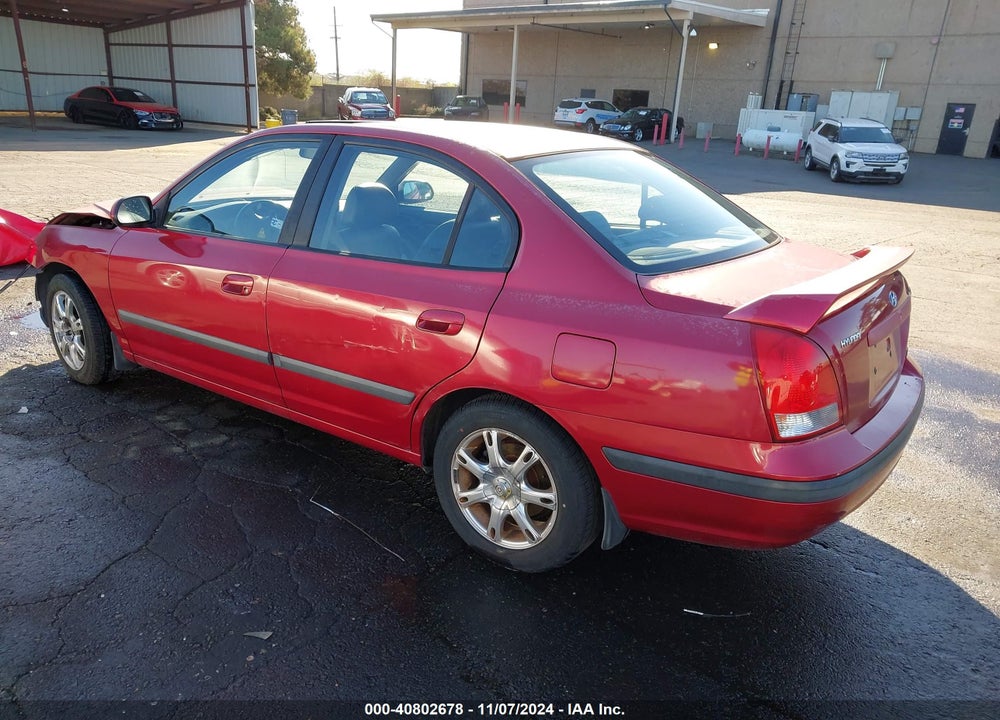 2003 HYUNDAI ELANTRA GLS/GT VIN: KMHDN45D23U700438