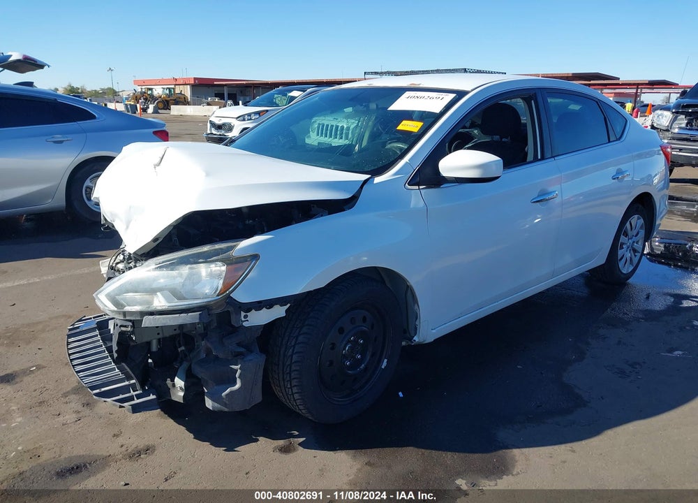 2016 NISSAN SENTRA SV VIN: 3N1AB7AP3GY246482