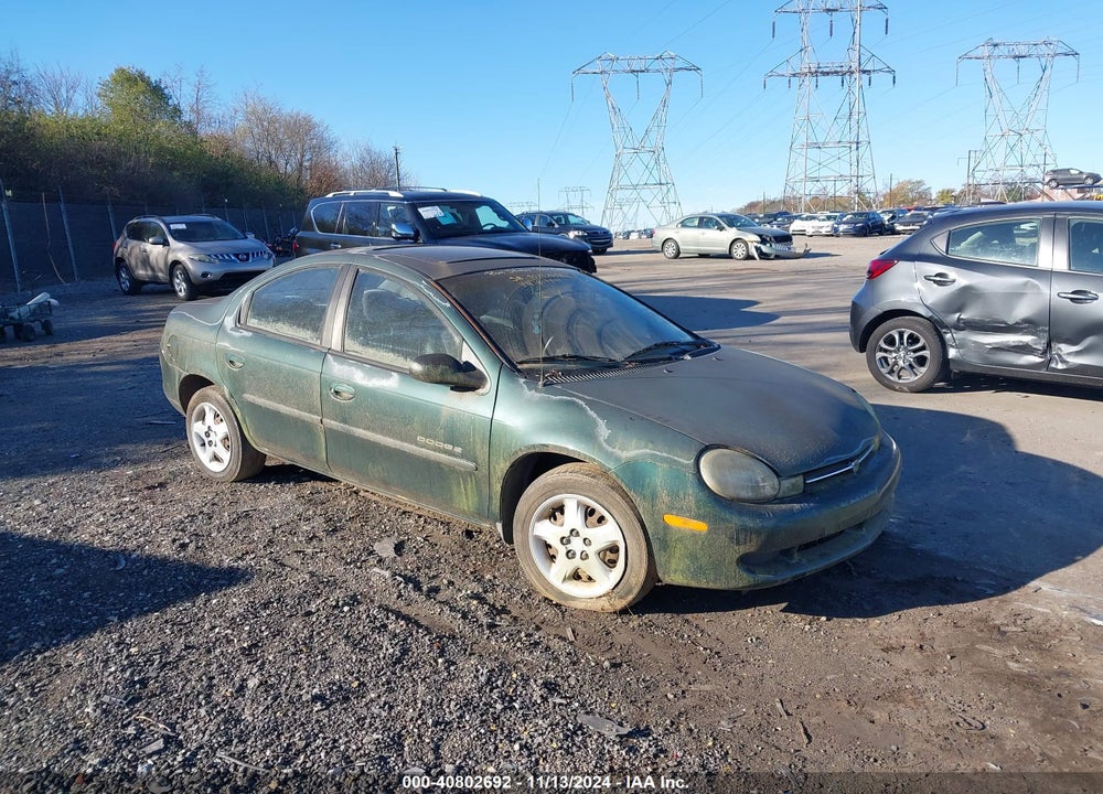 2000 DODGE NEON HIGHLINE VIN: 1B3ES46C6YD819349