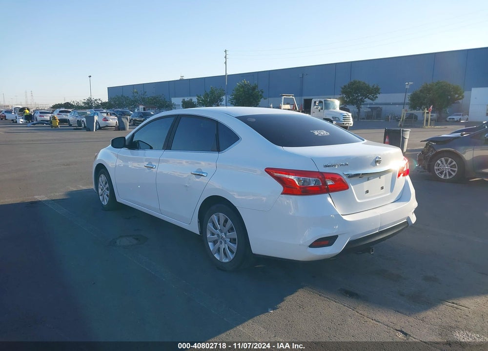 2018 NISSAN SENTRA S VIN: 3N1AB7AP6JY257161