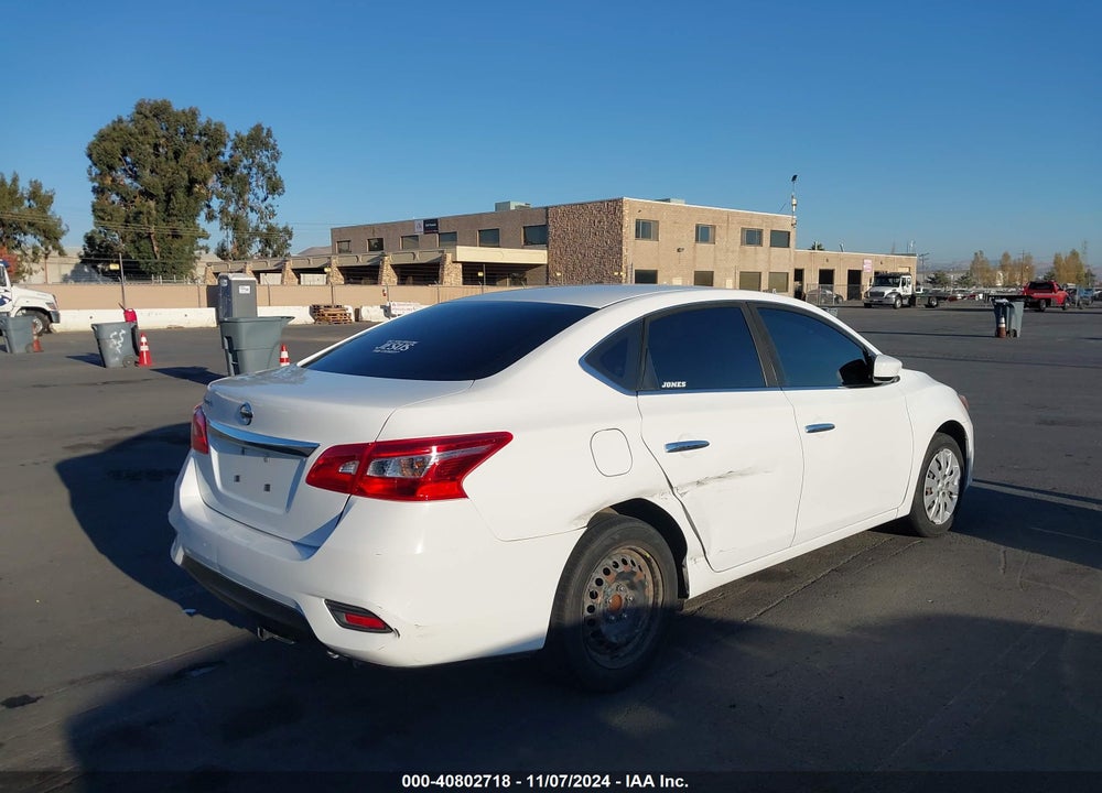 2018 NISSAN SENTRA S VIN: 3N1AB7AP6JY257161
