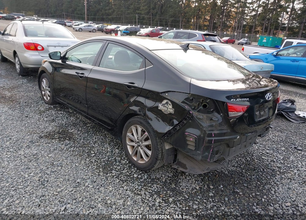 2015 HYUNDAI ELANTRA SE VIN: 5NPDH4AE4FH612886