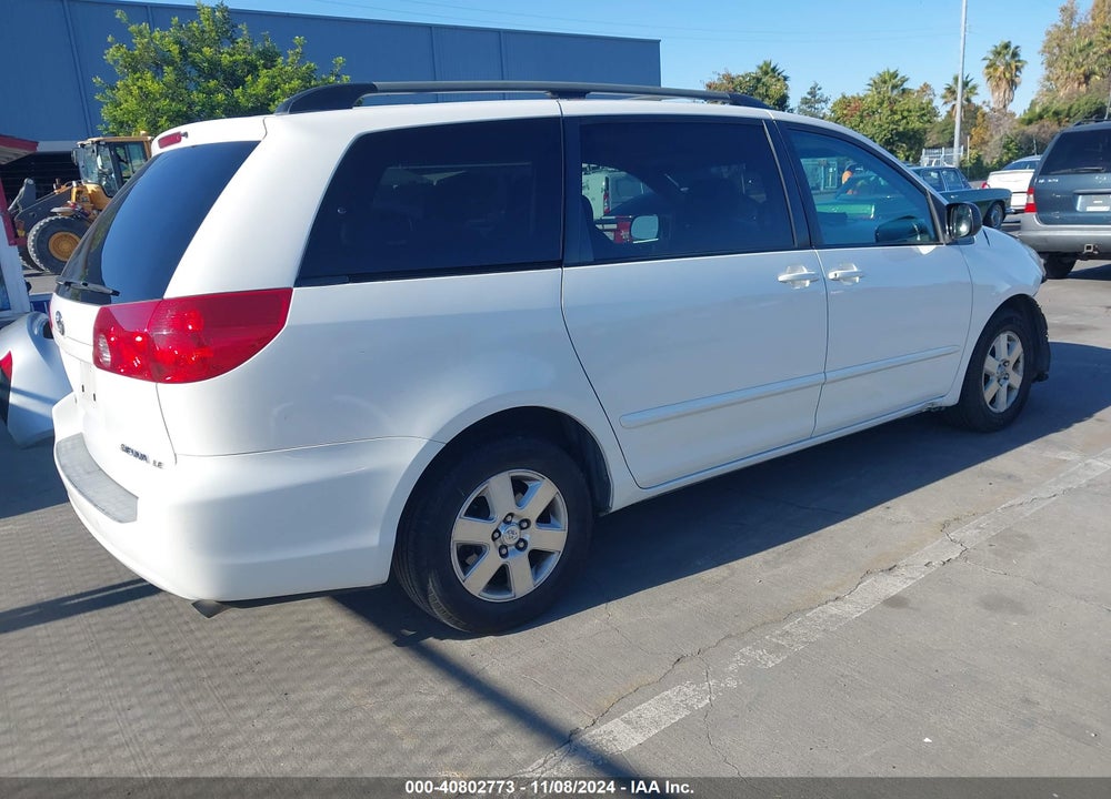 2007 TOYOTA SIENNA LE VIN: 5TDZK23C17S079916