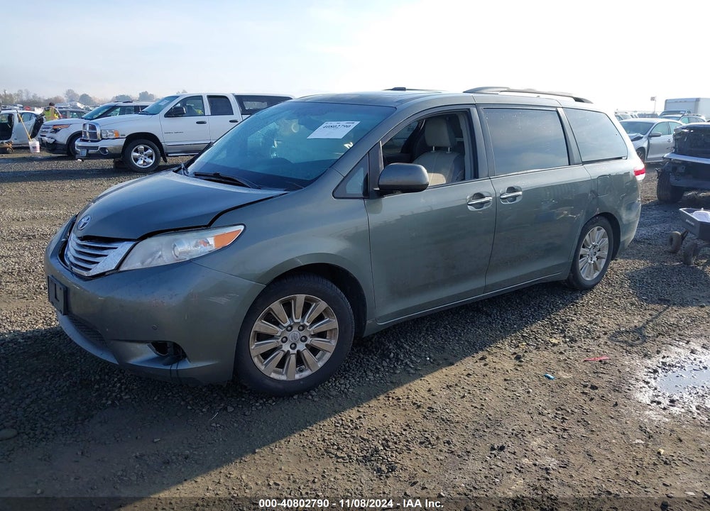 2011 TOYOTA SIENNA XLE LIMITED VIN: 5TDDK3DCXBS001173