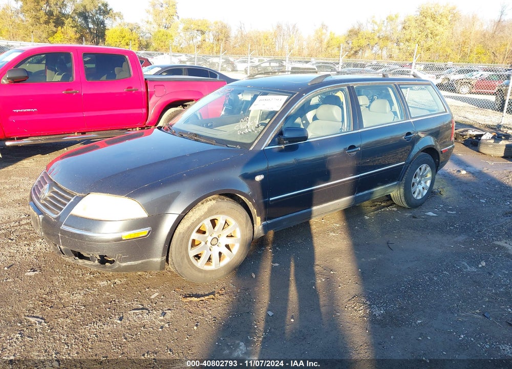 2003 VOLKSWAGEN PASSAT GLS VIN: WVWVD63B03E161028