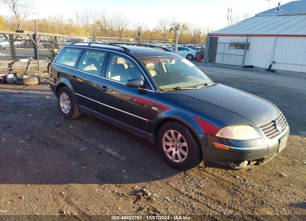2003 VOLKSWAGEN PASSAT GLS VIN: WVWVD63B03E161028