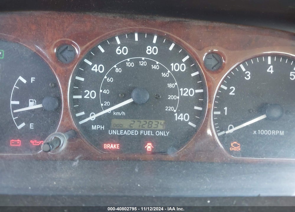 1999 TOYOTA CAMRY LE VIN: 4T1BG22K2XU415415
