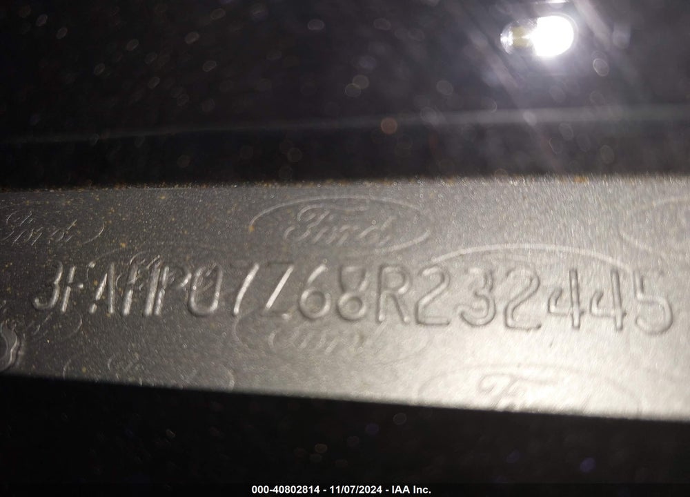 2008 FORD FUSION SE VIN: 3FAHP07Z68R232445