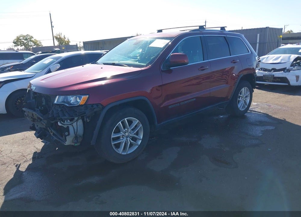 2017 JEEP GRAND CHEROKEE LAREDO 4X4 VIN: 1C4RJFAGXHC608718