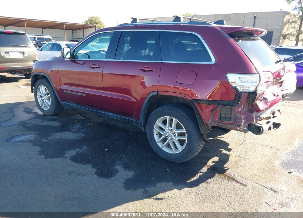 2017 JEEP GRAND CHEROKEE LAREDO 4X4 VIN: 1C4RJFAGXHC608718