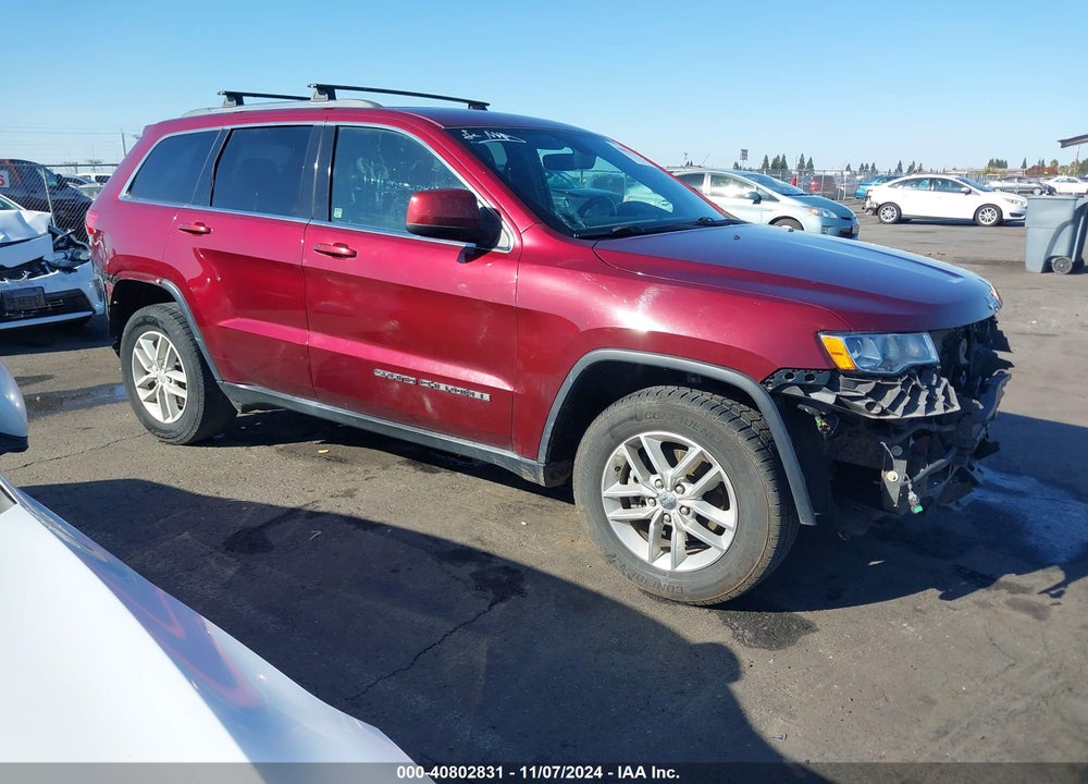 2017 JEEP GRAND CHEROKEE LAREDO 4X4 VIN: 1C4RJFAGXHC608718