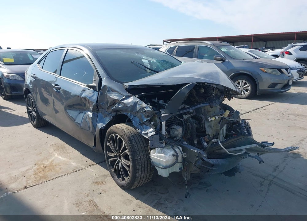 2016 TOYOTA COROLLA S VIN: 5YFBURHE5GP475631