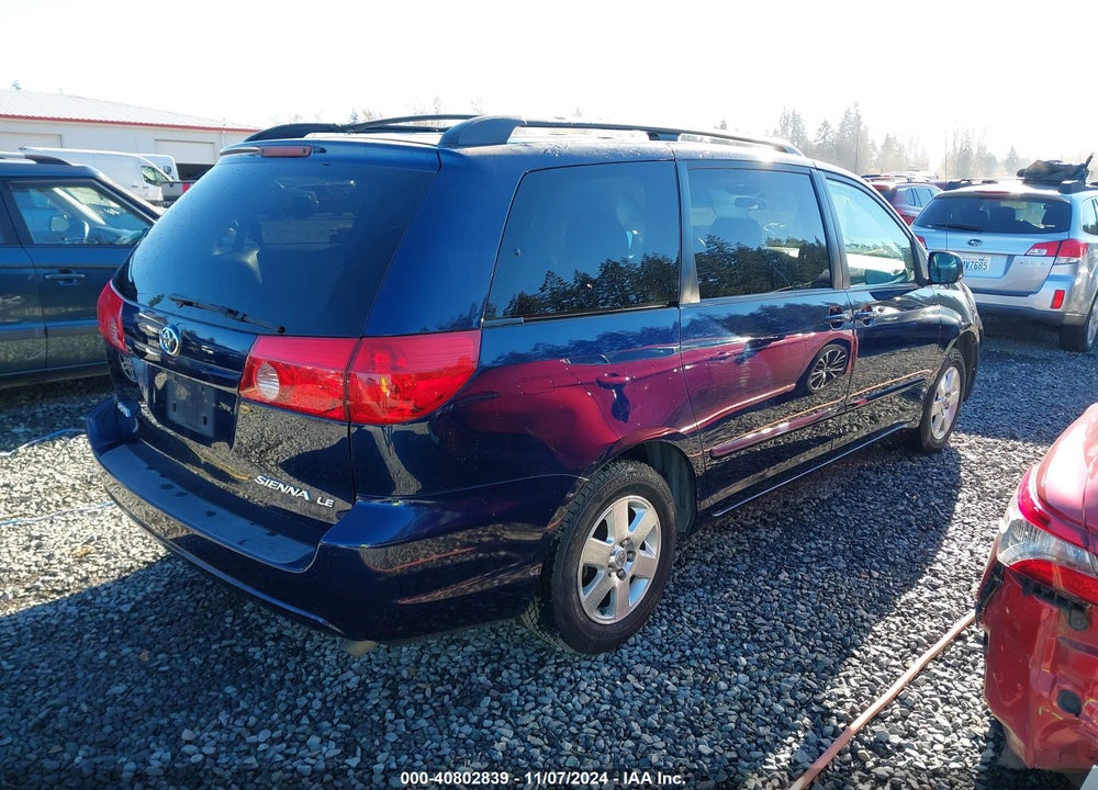 2006 TOYOTA SIENNA LE VIN: 5TDZA23C46S587153
