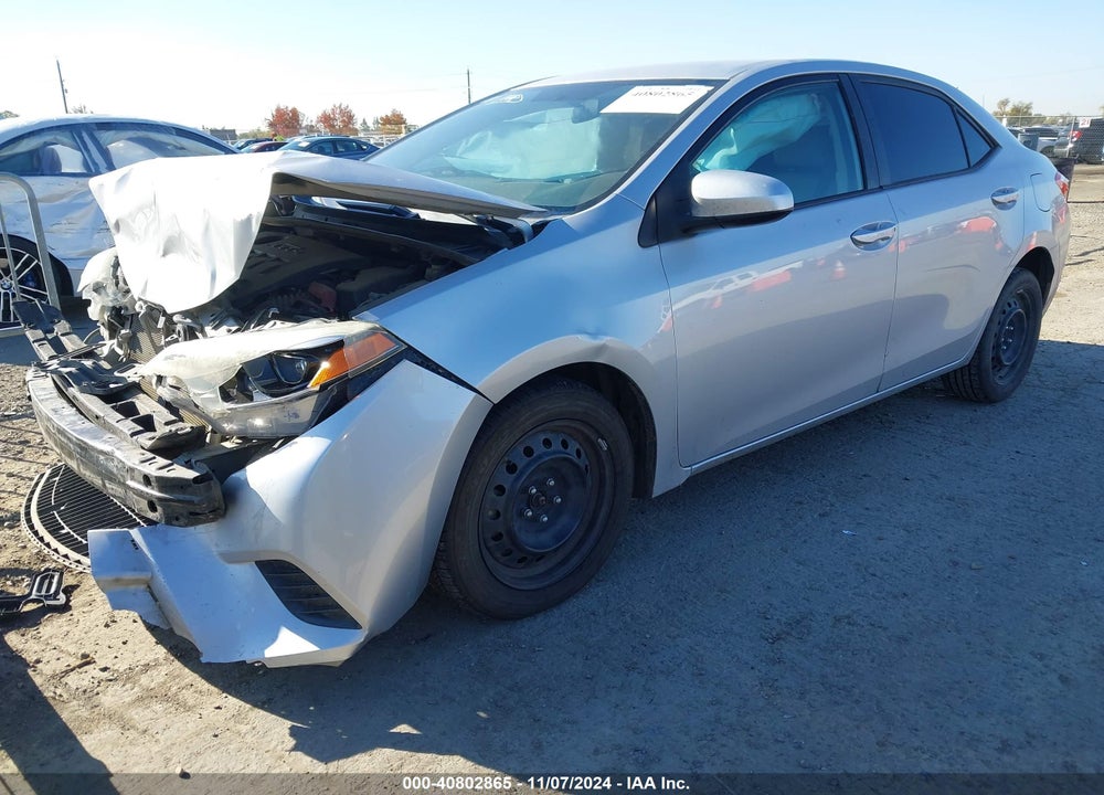2014 TOYOTA COROLLA LE VIN: 5YFBURHE7EP164974