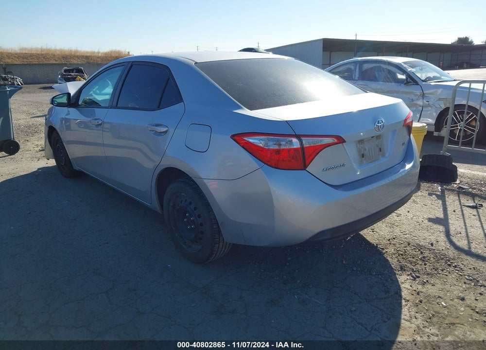 2014 TOYOTA COROLLA LE VIN: 5YFBURHE7EP164974