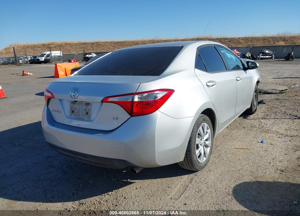 2014 TOYOTA COROLLA LE VIN: 5YFBURHE7EP164974