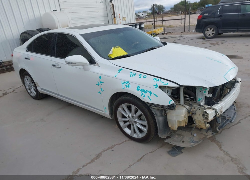 2012 LEXUS ES 350 VIN: JTHBK1EGXC2511429