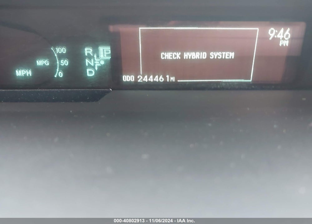 2011 TOYOTA PRIUS TWO VIN: JTDKN3DU9B5313692