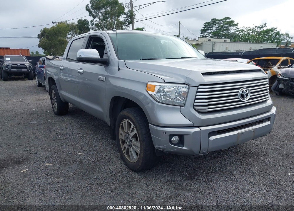 2016 TOYOTA TUNDRA PLATINUM 5.7L V8 VIN: 5TFAY5F19GX538028