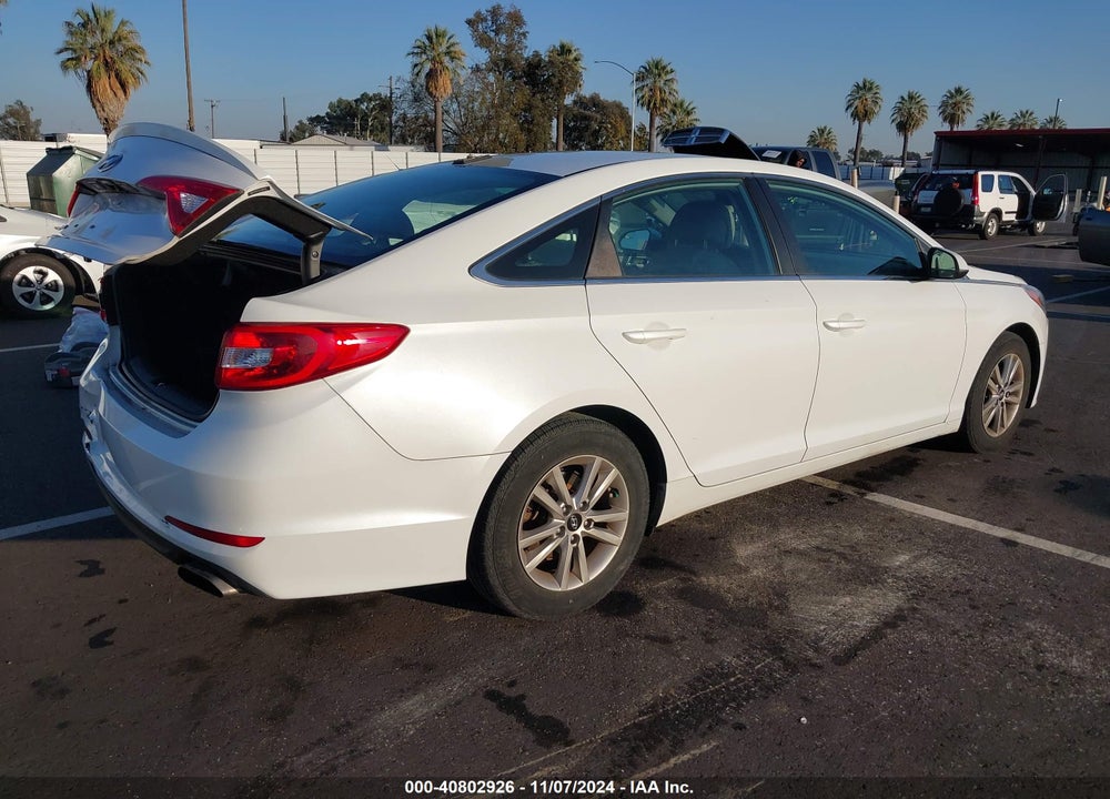 2016 HYUNDAI SONATA VIN: 5NPE24AF0GH398088