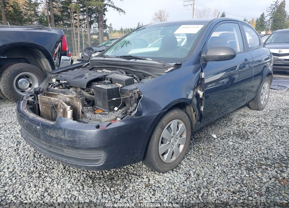 2009 HYUNDAI ACCENT GS VIN: KMHCM36C79U112090