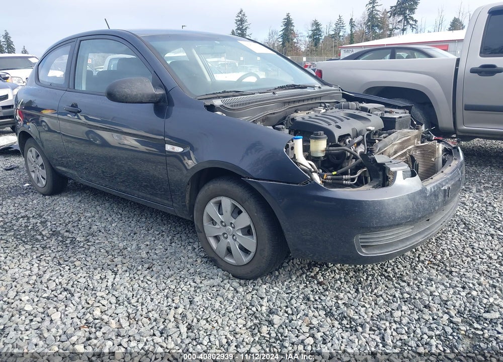 2009 HYUNDAI ACCENT GS VIN: KMHCM36C79U112090