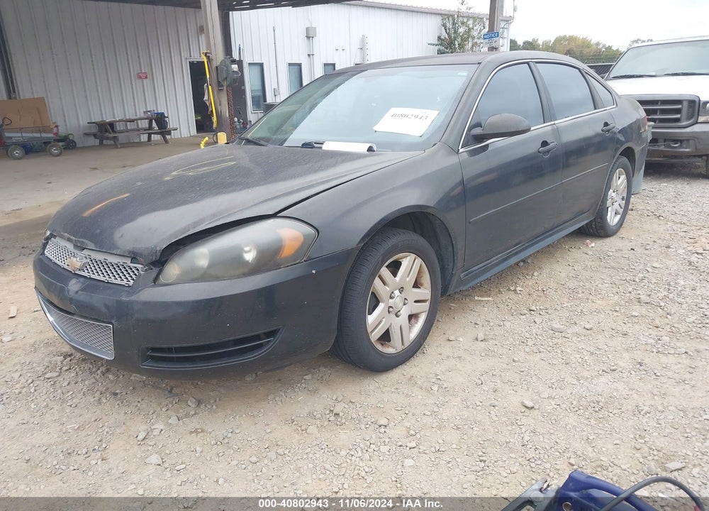 2013 CHEVROLET IMPALA LT VIN: 2G1WG5E38D1138734