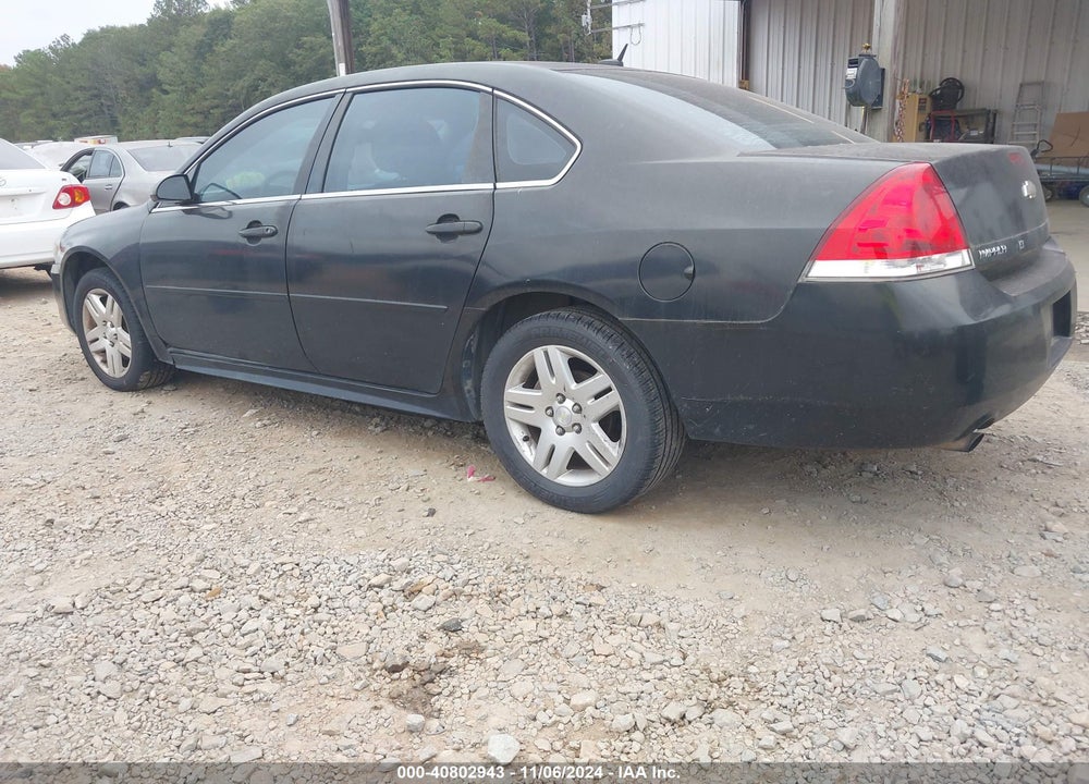 2013 CHEVROLET IMPALA LT VIN: 2G1WG5E38D1138734