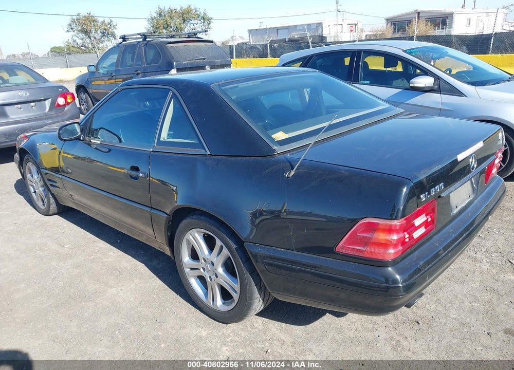 1999 MERCEDES-BENZ SL 500 VIN: WDBFA68F8XF177288
