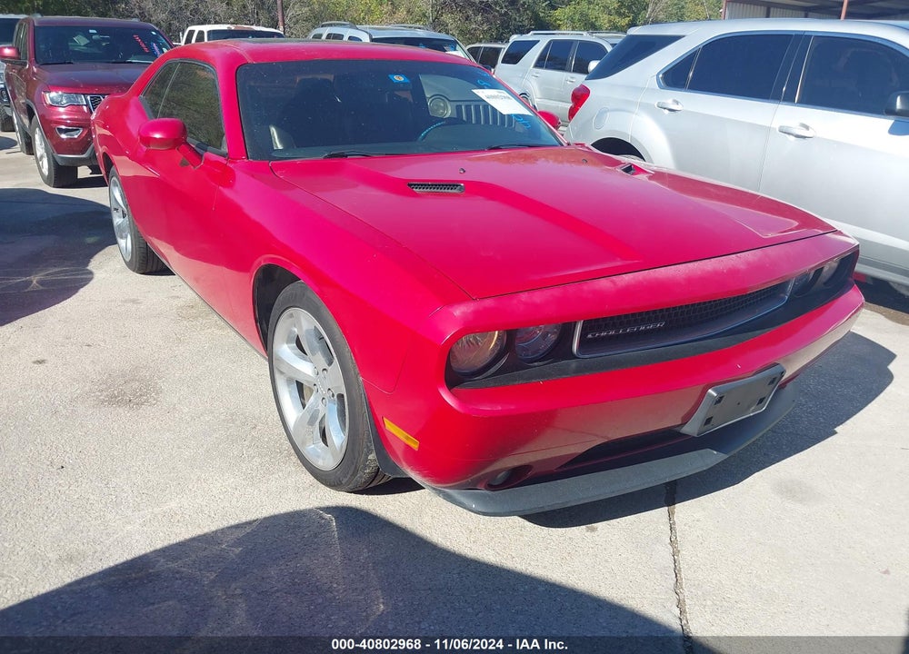 2012 DODGE CHALLENGER SXT VIN: 2C3CDYAGXCH231973