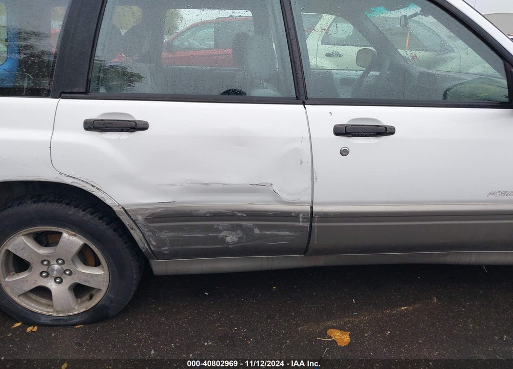 1999 SUBARU FORESTER S VIN: JF1SF6552XH705849