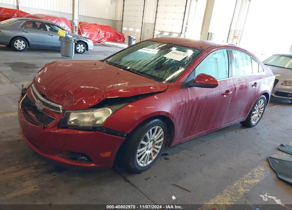2012 CHEVROLET CRUZE ECO VIN: 1G1PJ5SC9C7376927